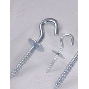 Buy cheap Compact Structure Curtain Screw Hooks , Screw In Door Hooks Anti Corrosive from wholesalers