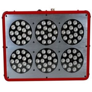 Buy cheap High Efficiency 270W Apollo 6 LED Grow Light 90*3W Full Spectrum R/B/O/UV/IR/W with Lens from wholesalers