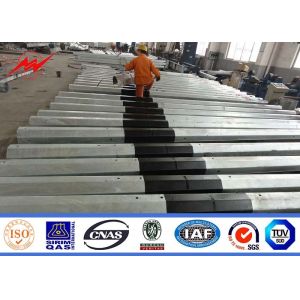 Buy cheap FRP Electrical Galvanized Steel Pole 9M With Hot Dip Galvanization from wholesalers