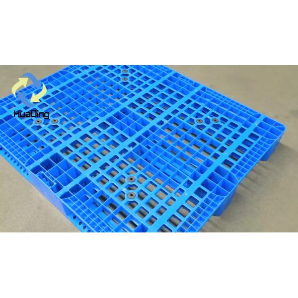 Quality 1200x1000mm heavy duty large stackable plastic pallet for sale for sale