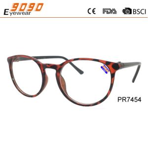 Buy cheap 2018 new design reading glasses ,made of PC frame,metal hinge ,suitable for women and men from wholesalers