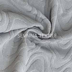 High Elastic Recycled Swimwear Fabric Jacquard 70D/24F + 70D