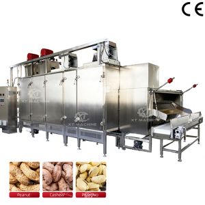 Buy cheap Continuous Nuts Roasting Machine 500kg/h With Adjustable Conveying Speed from wholesalers