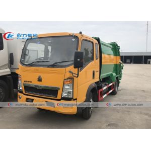 Sinotruk Howo 4x2 RHD 6M3 8M3 Rear Loader Compression Garbage Truck