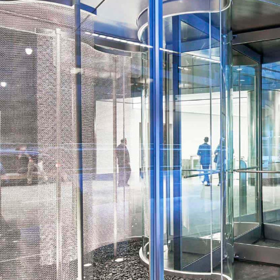 Buy cheap Gold Decorative Metal Ring Mesh With Electroplated / Polished Surface Finish OEM ODM from wholesalers