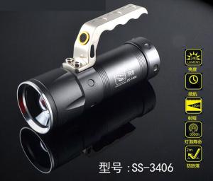 China Miner's lamp factory direct portable rechargeable flashlight long-range power led flashlight searchlight on sale