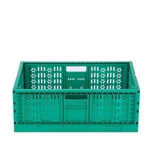 Collapsible 600x400x225mm PP Plastic Mesh Crate for Convenient Vegetable