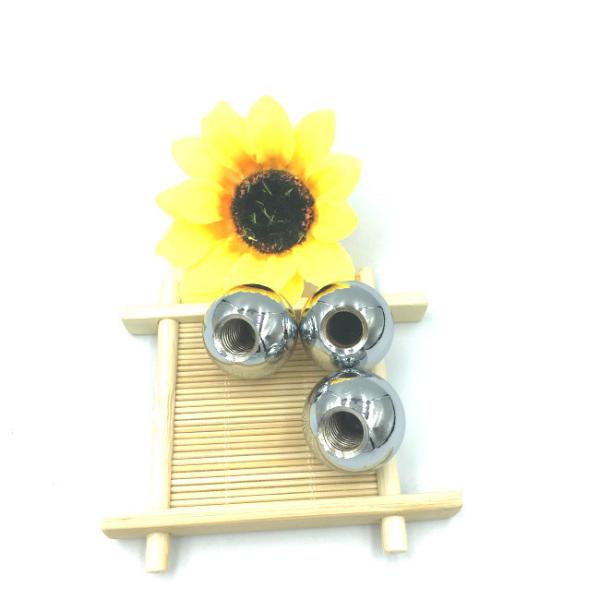 Quality Tapped Stainless Steel Threaded Sphere 15mm 1.5cm Metal Ball With Hole M2 M3 M5 M6 for sale