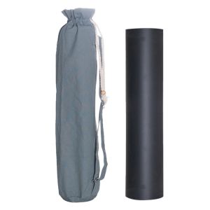 Buy cheap 70×14cm Eco friendly Cotton Canvas Drawstring Yoga Mat Carrying bag from wholesalers