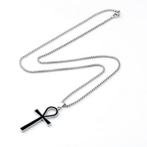 Buy cheap Advanced, minimalist, fashionable, and niche men's original cross pendant necklace from wholesalers