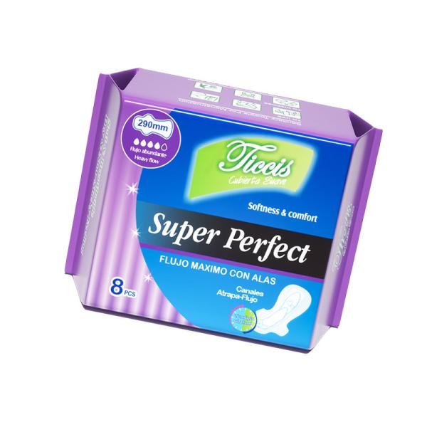 Breathable Cotton Disposable Sanitary Napkins With Enhanced Leakage Protection