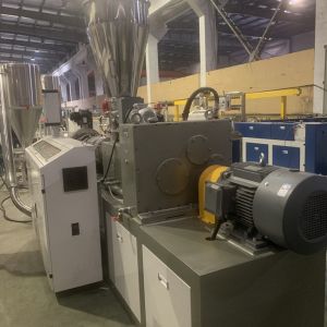 China Pneumatic Conversion  Customized PVC Pelletizing Line Double Screw on sale