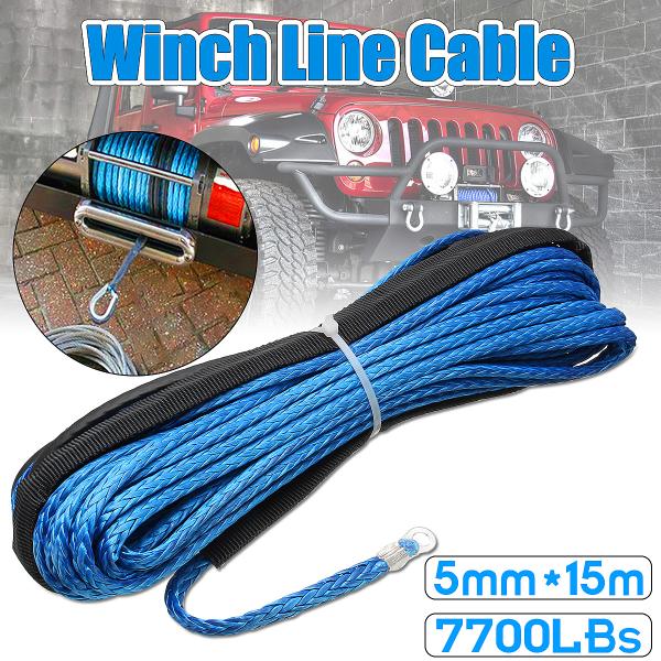 25000lbs Strength Double Braid UHMWPE ROPE 1/4" x 50 ft for Heavy Duty Applications