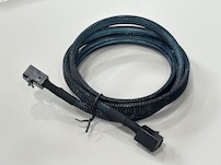 Buy cheap Mini SAS HD SFF-8643 to SFF-8643 High-Speed Cable Connector Assembly 1m | Internal Server Storage Signal & Power Wire Harness from wholesalers