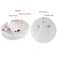 China Wireless spy hidden camera Smoke Detector 1920*1080 HD Spy Camera wifi DVR support iphone/Android P2P network Security s for sale