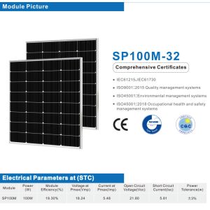 Buy cheap 100W Solar Energy Panel Monocrystalline Camping ETFE Flexible Solar Panel from wholesalers