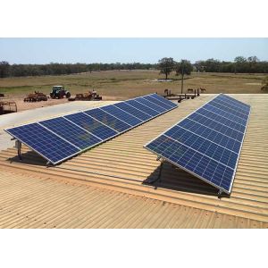 Buy cheap Stable Solar Roof Racking Systems Aluminum Along With Steel Style from wholesalers