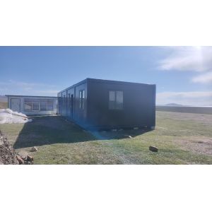 Buy cheap Boxspace 40ft Container House Luxury Prefabricated Home Cheap New Container Homes With Glass Window Portable Homes For Sale from wholesalers
