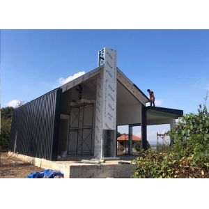 Buy cheap Modern Light Steel Frame House Kits With 3 Bedrooms NS/AS Prefab Light Steel Frame House from wholesalers