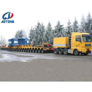 Max Payload 3000ton Goldhofer Modular Trailer Type Hydraulic Lowering Trailer