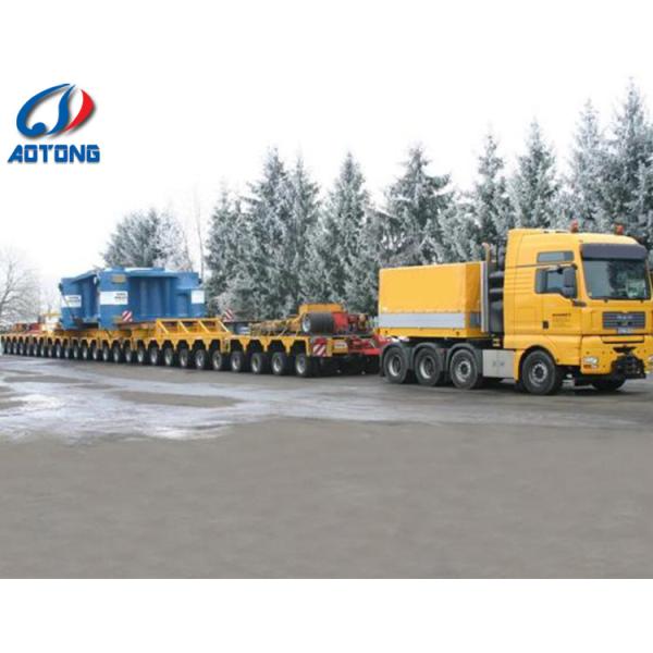 Quality 200T Goldhofer Modular Trailer with Power Gooseneck Heavy Duty Hydraulic Axis Trailer for sale
