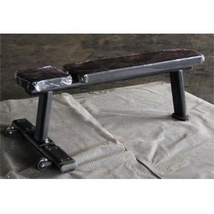 Buy cheap Flat Bench Steel Weight Training Equipment With Plate Foldable Barbell For Home Use Versatile Bench Press from wholesalers