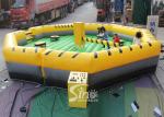 Customized challenge outdoor inflatable meltdown game with rotative machine for