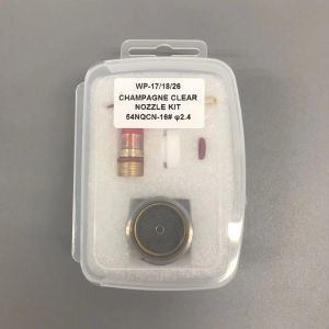 Buy cheap WP-17/18/26 16 TIG Welding Torch Accessories Champagne Clear Nozzle Kit with Guard from wholesalers