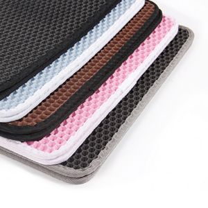 Buy cheap Double Layer Non Slip Easy To Clean Cat Litter Trapping Mat With Waterproof Bottom from wholesalers