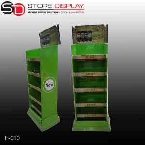 China Custom Cardboard Freestanding Unit (FSU) on sale
