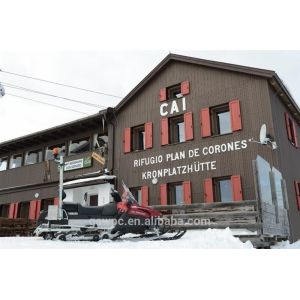 Coffee 4m WPC Outdoor Wall Cladding Omposite Wpc Exterior Wall Panel Sliding 177