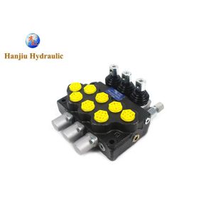 Buy cheap Monoblock Directional Control Valve SD5/3 Thress Sections Manual valve from wholesalers