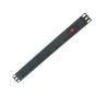 Buy cheap Rack Mounted 6 Way PDU Network Cabinet Accessories Double Breaker Switch Functions Control from wholesalers