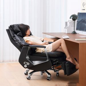 Buy cheap Computer Chair Automatic High Back Leather Reclining Office Chair for Big and Tall Users from wholesalers