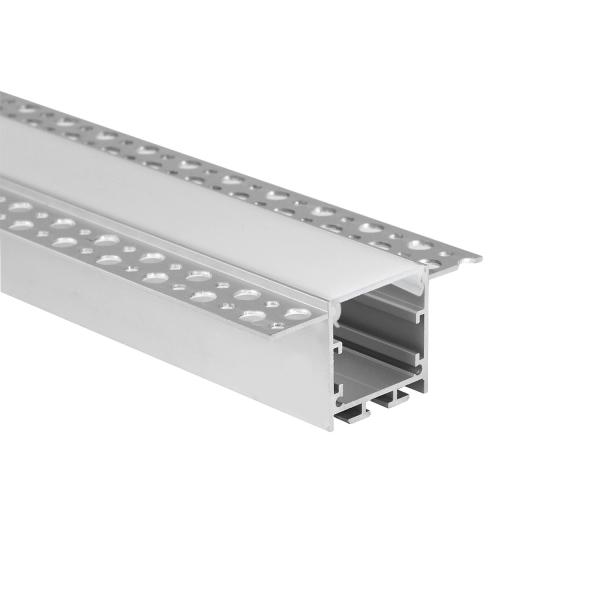 Quality Drywall gypsum Led aluminum channel Wall Plasterboard with UGR diffuser PC cover for sale