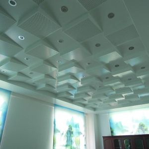 Customized Aluminum Metal Ceiling Curve Wave Suspended