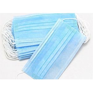 Buy cheap 3 Ply Disposable Surgical Mask Excellent Bacterial Filtration Properties product