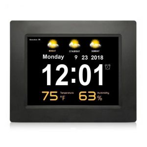 Buy cheap 256MB Digital clock with date and temperature With 8" Large Screen Display product