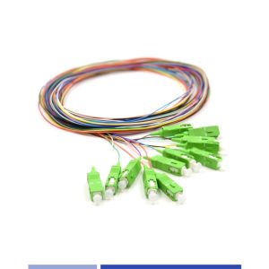 Buy cheap Singlemode OS2 SC APC Pigtails 12 Fibers LSZH 3m For FTTH Solutions from wholesalers