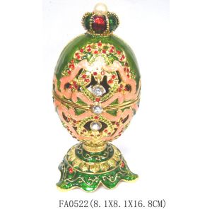 Buy cheap Faberge Easter Metal Egg Jewellery box product