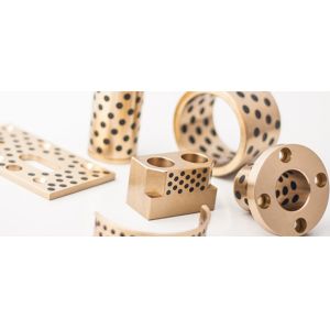 C86300 Manganese Bronze Sleeve Bushings , Self Lubricating Bush Mediate Load