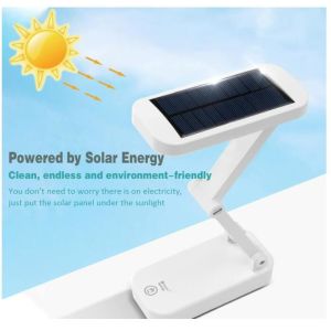 24LED Touch Sensor Dimmable Solar Table Lamp Rechargeable Foldable Solar Desk