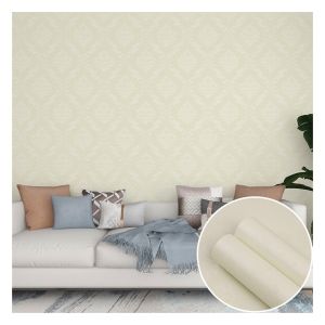 Customizable Grey Embossed Wallpaper 3D Embossed Peel And Stick Wallpaper