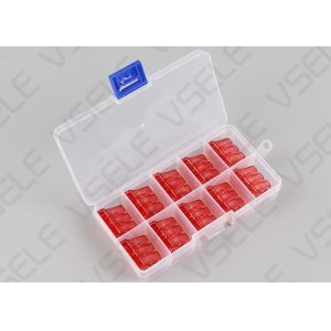 Buy cheap 10Pcs / Box Conductor Push Wire Terminals Block With Lever from wholesalers