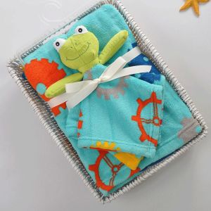 Buy cheap Baby Unisex Frog Fleece Blanket Animal Face Security Plush Blanket product