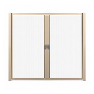 Buy cheap Trackless Retractable Aluminium Mosquito Sliding Mesh Door from wholesalers