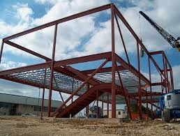 Buy cheap Steel Workshop / Warehouse Structural Steel Fabrications Multifunctional Double Span from wholesalers