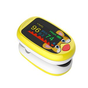1BPM Resolution Finger Pulse Oximeter With 2 AAA Batteries