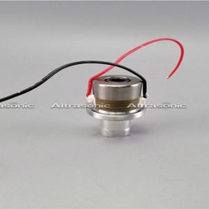 Buy cheap Customized Miniature Ultrasonic Transducer with 4pcs Ceramics M18 Connected Screw from wholesalers