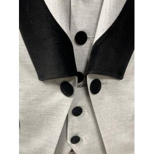 Slim Fit Mens Tuxedo Suit Special Style Grey Tuxedo Suit